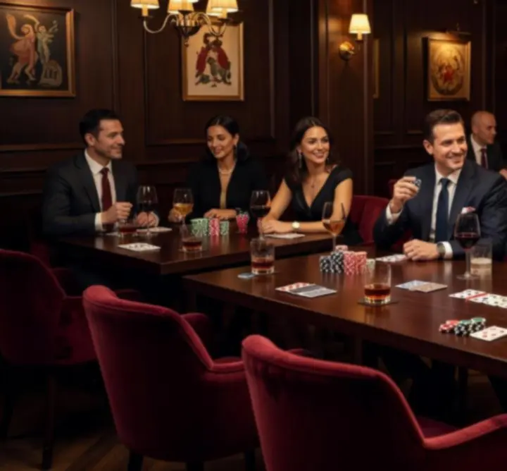 Elegáns éttermi poker hangulat a Fresh Linen Worksban